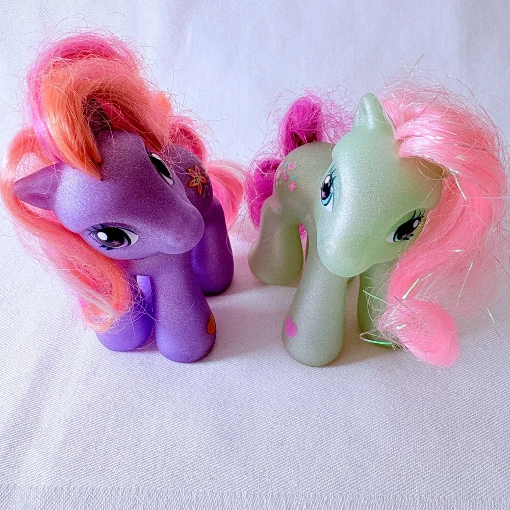 Hasbro My Little Pony MLP G3 Romperooni & Baby Flower Flash Lot of 2 Ponies